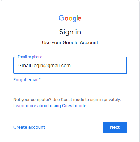 gmail signin